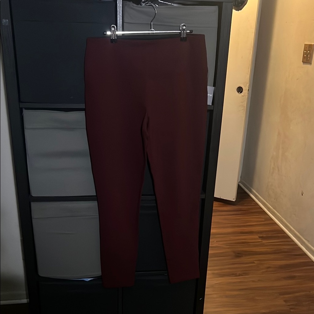 Women's Burgundy Pants